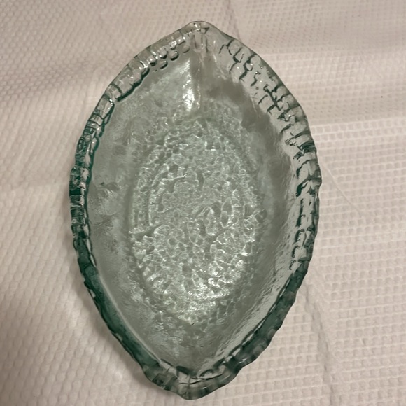 Vidrios San Miguel green oval bowl - Picture 4 of 5